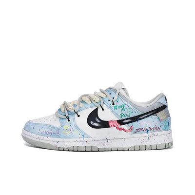 [Custom Color Spray Paint] Dunk Skateboarding Shoes Unisex