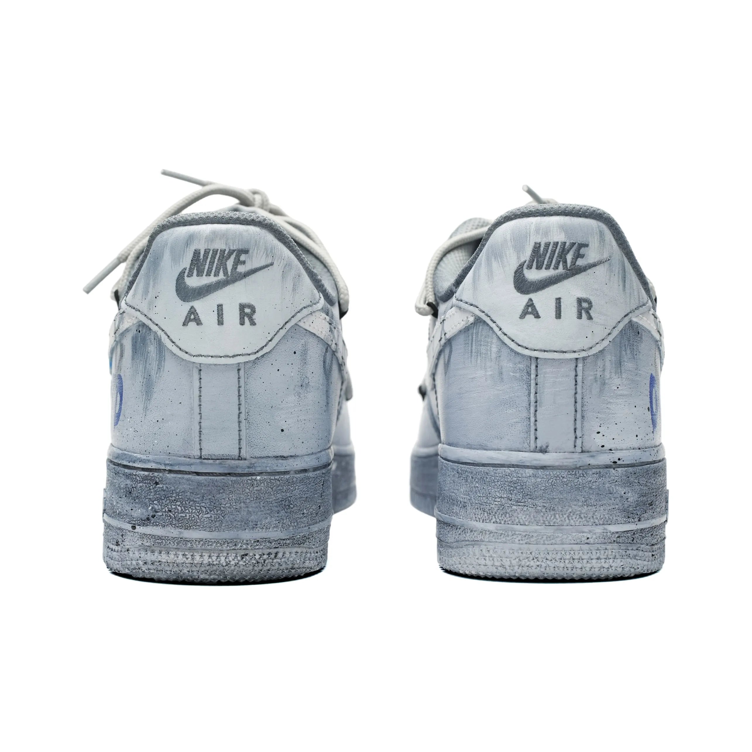 [Customized Graffiti On Cement Wall] Air Force 1 Shoes Unisex Street Art