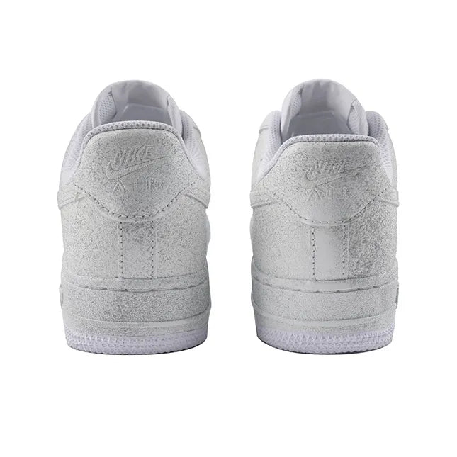 [Customized Aurora Dance, Full Stars] Air Force 1 Low-top Shoes Unisex White/Blue/Pink With Diamond Decoration