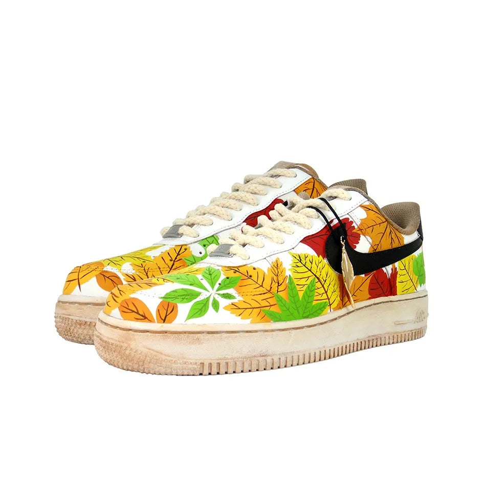 [Custom Autumn Scenery] Air Force 1 Skateboarding Shoes Unisex