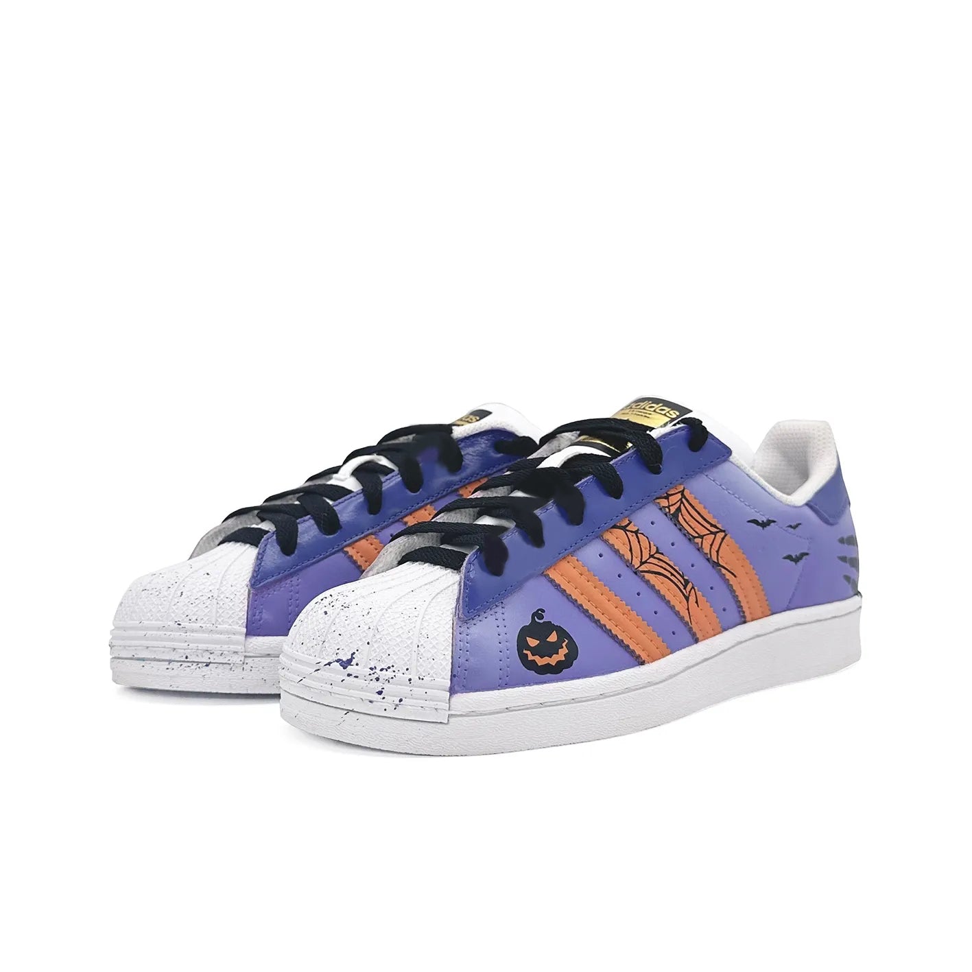 [Custom Midnight Potion] originals SUPERSTAR Low Top Halloween Series Purple/Orange