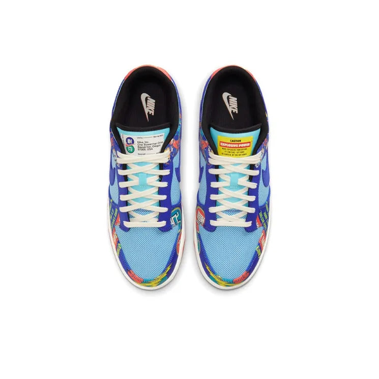 [Custom Firecracker] Dunk Retro OG Skateboarding Shoes Unisex Low-top