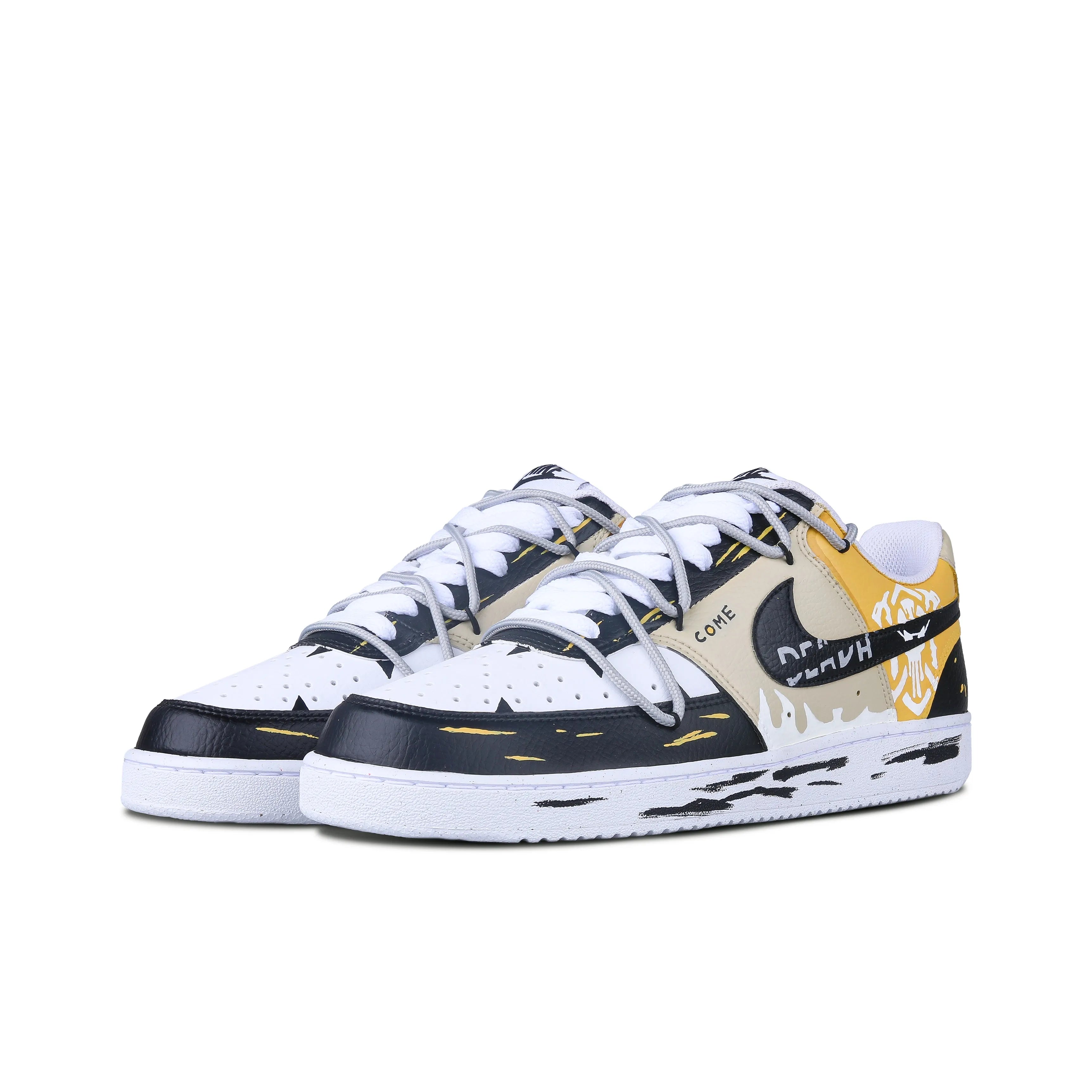 [Custom Glimmerbone Silhouette] Court Vision Low Skateboard Shoes Unisex