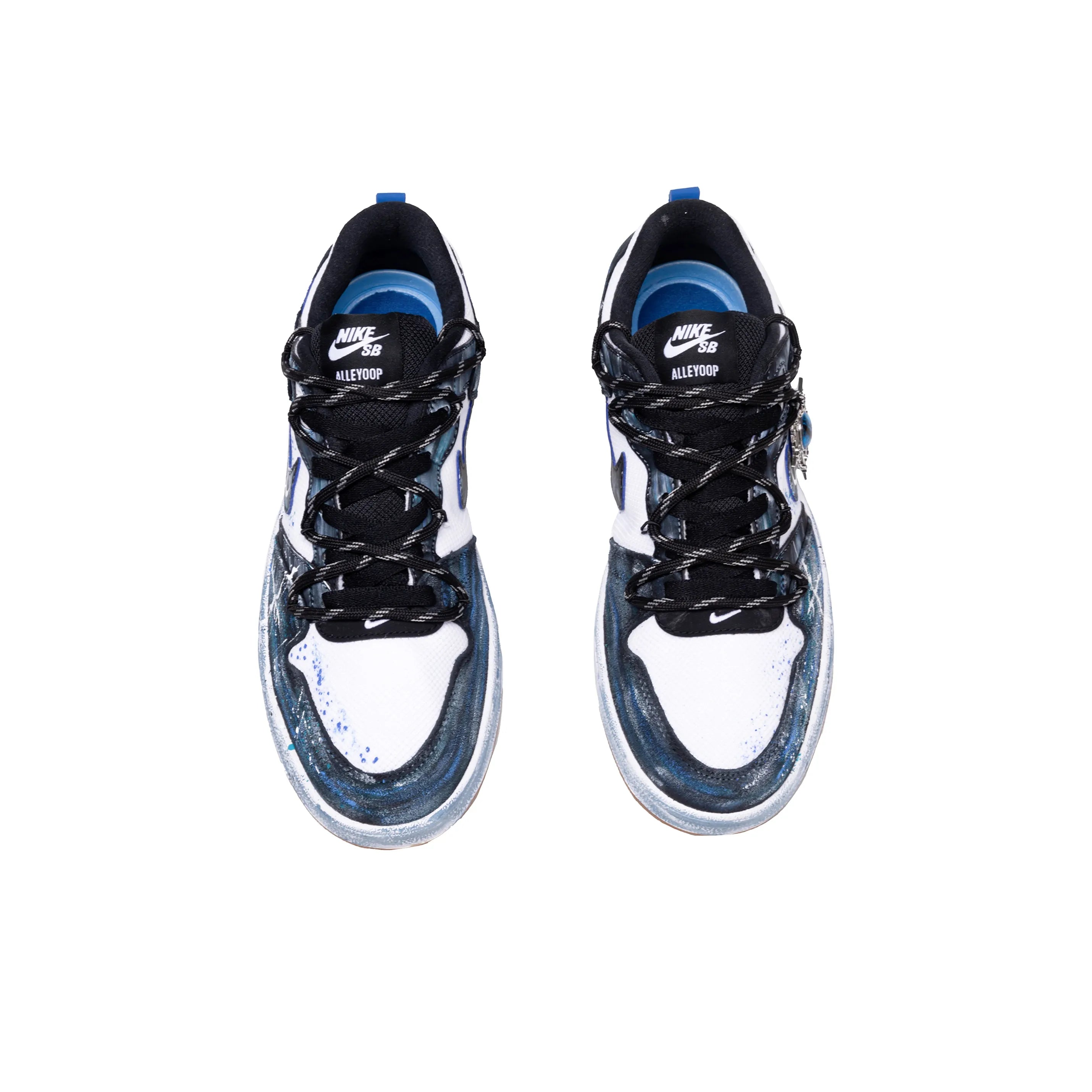 [Custom Alleyoop] SB Skateboarding Shoes Unisex Low-top Blue/Black