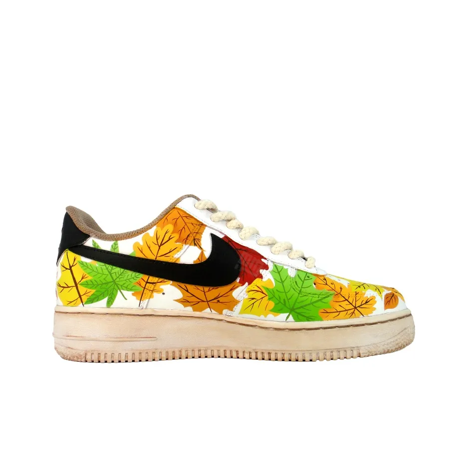 [Custom Autumn Scenery] Air Force 1 Skateboarding Shoes Unisex
