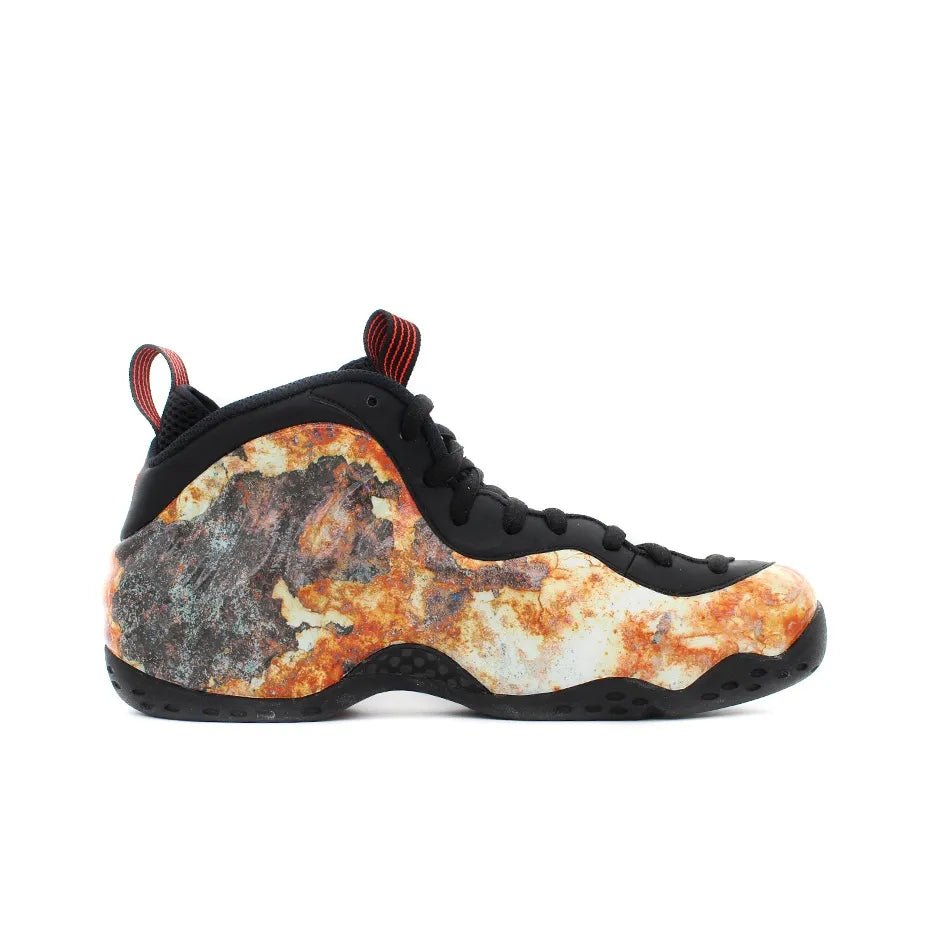[Custom Lava Spray/Rust] Foamposite One Mid-top Retro Basketball Shoes Unisex