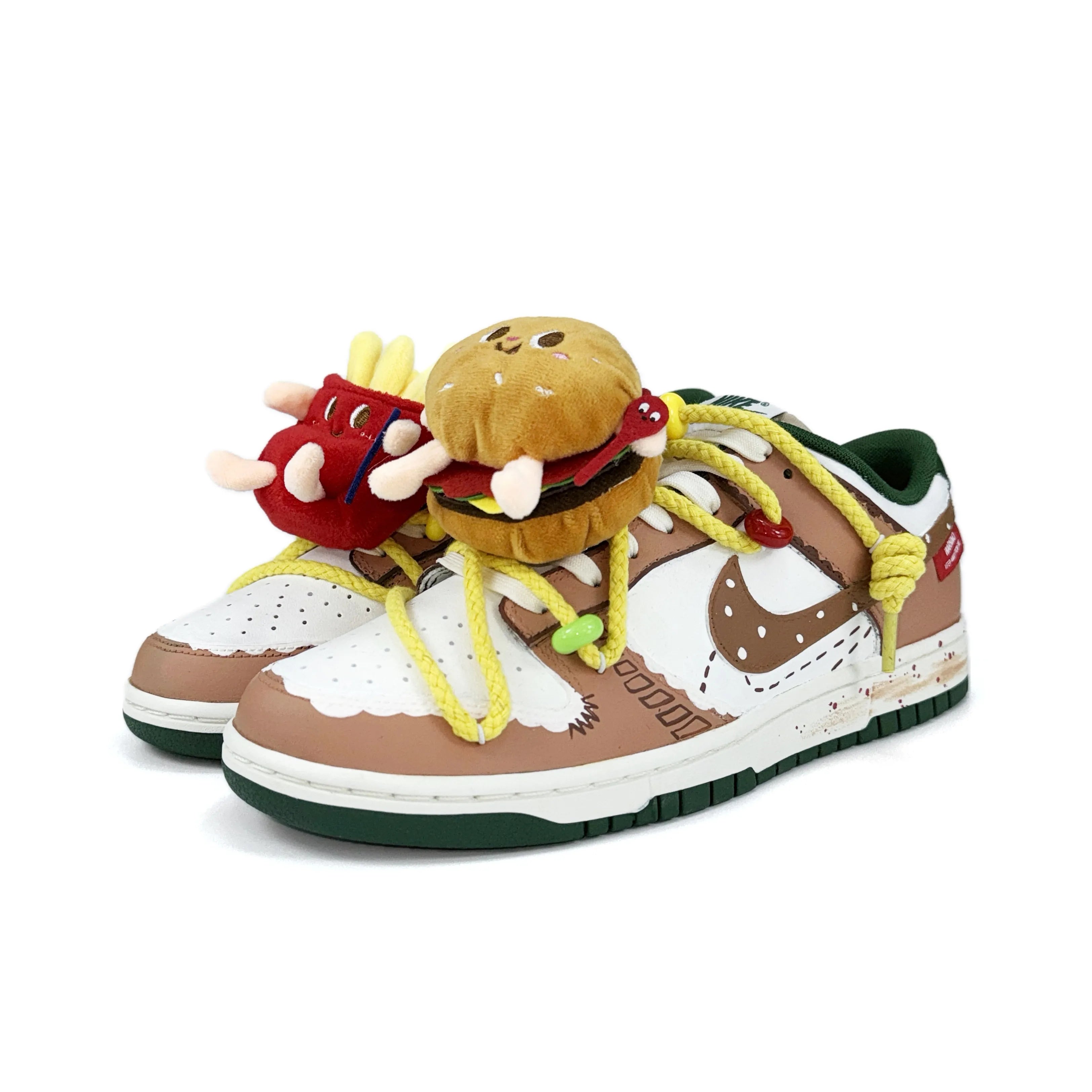 Burger - Burger Fries Detachable Fun Graffiti Unisex