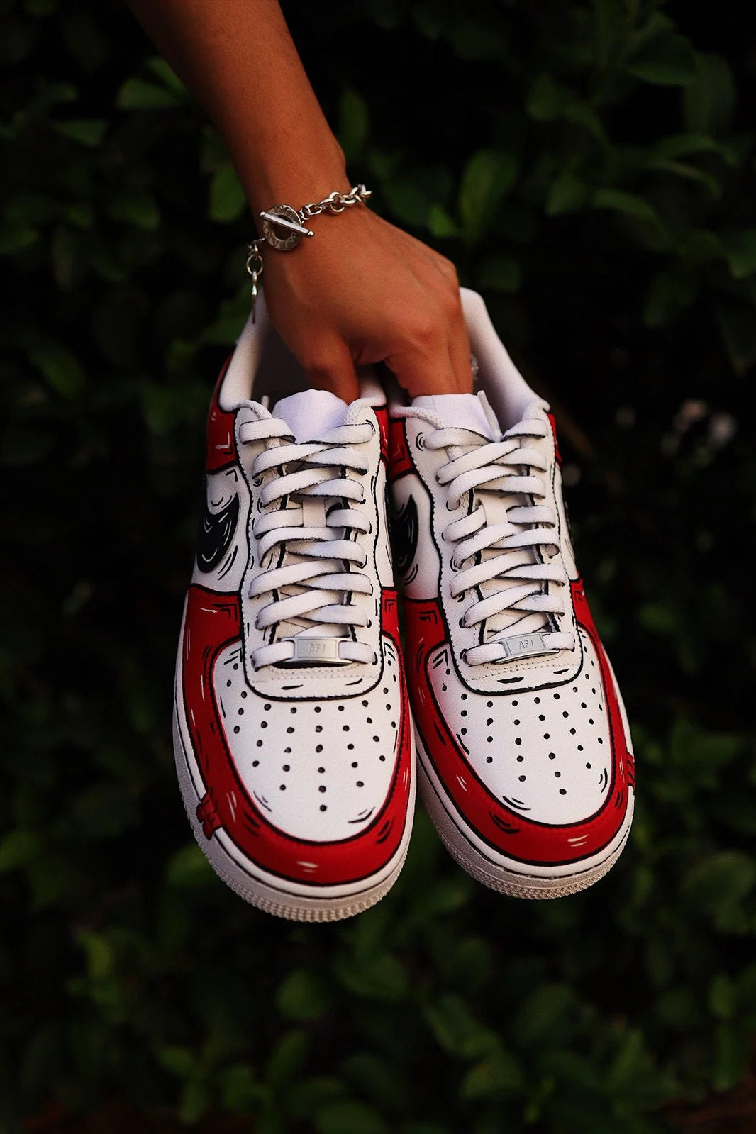 [Custom Hand-Painted 2D] Air Force 1 Skateboarding Shoes Low-top Unsex Multi-color available