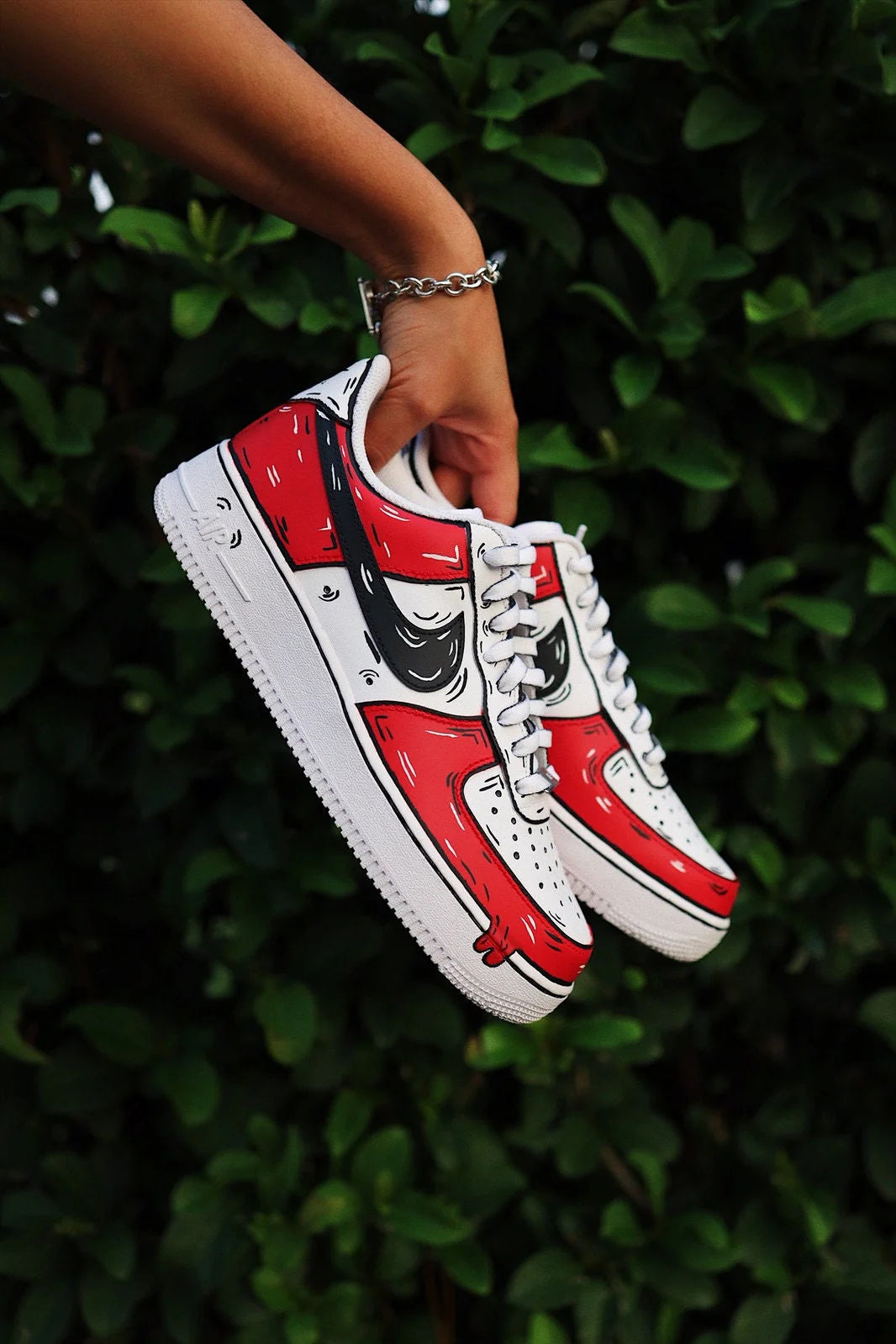 [Custom Hand-Painted 2D] Air Force 1 Skateboarding Shoes Low-top Unsex Multi-color available