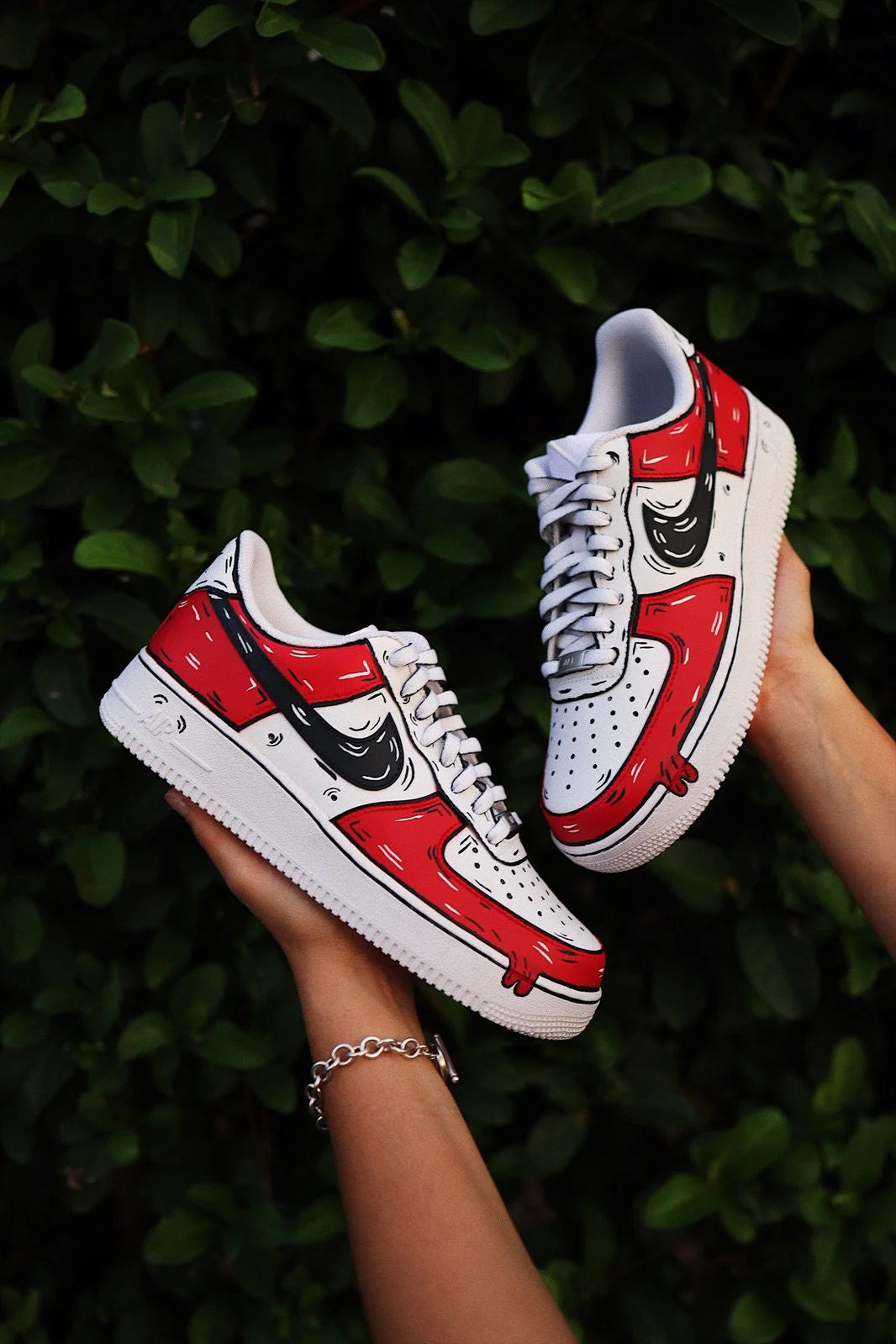 [Custom Hand-Painted 2D] Air Force 1 Skateboarding Shoes Low-top Unsex Multi-color available