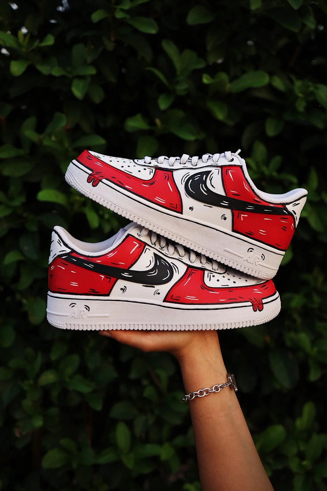 [Custom Hand-Painted 2D] Air Force 1 Skateboarding Shoes Low-top Unsex Multi-color available