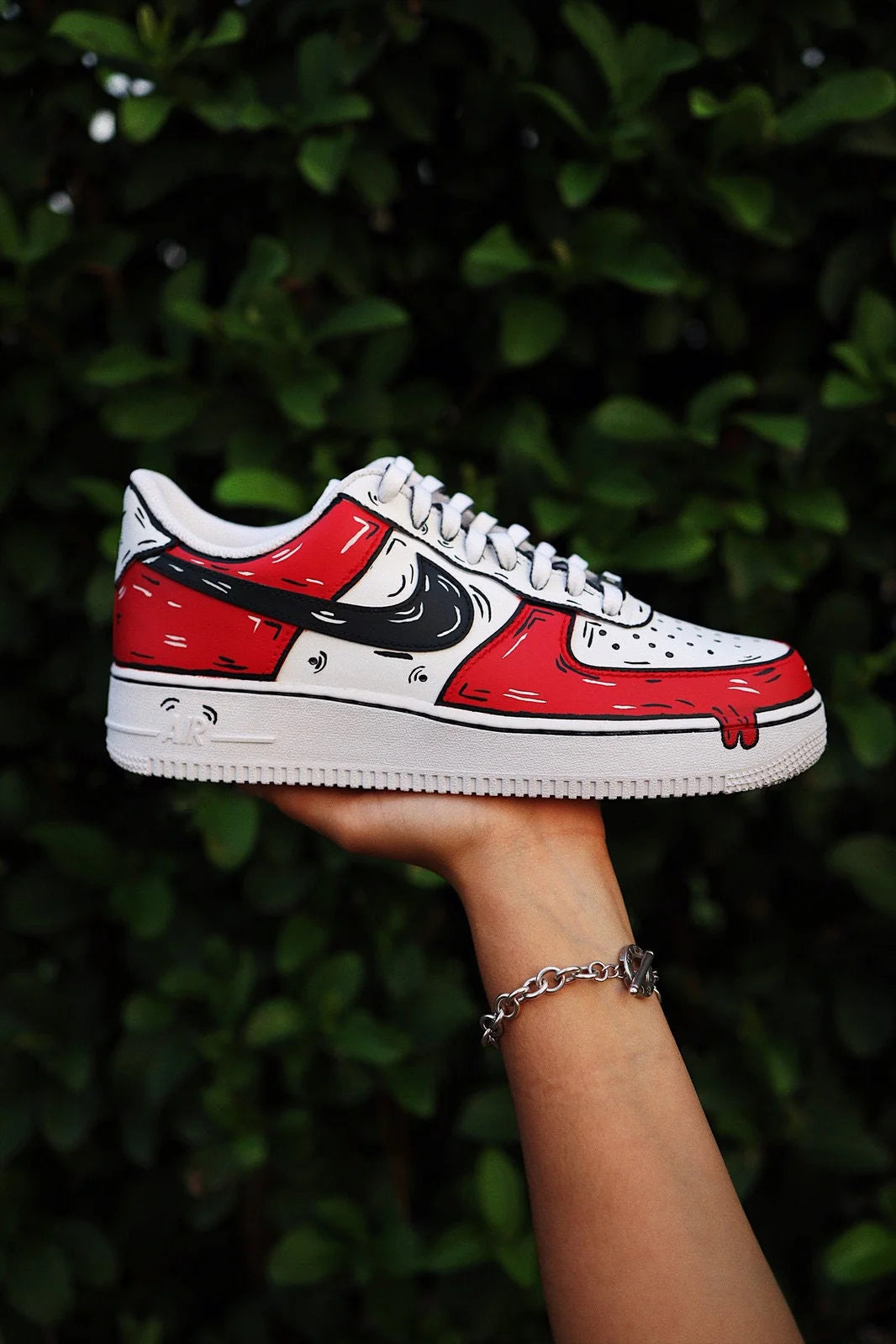 [Custom Hand-Painted 2D] Air Force 1 Skateboarding Shoes Low-top Unsex Multi-color available