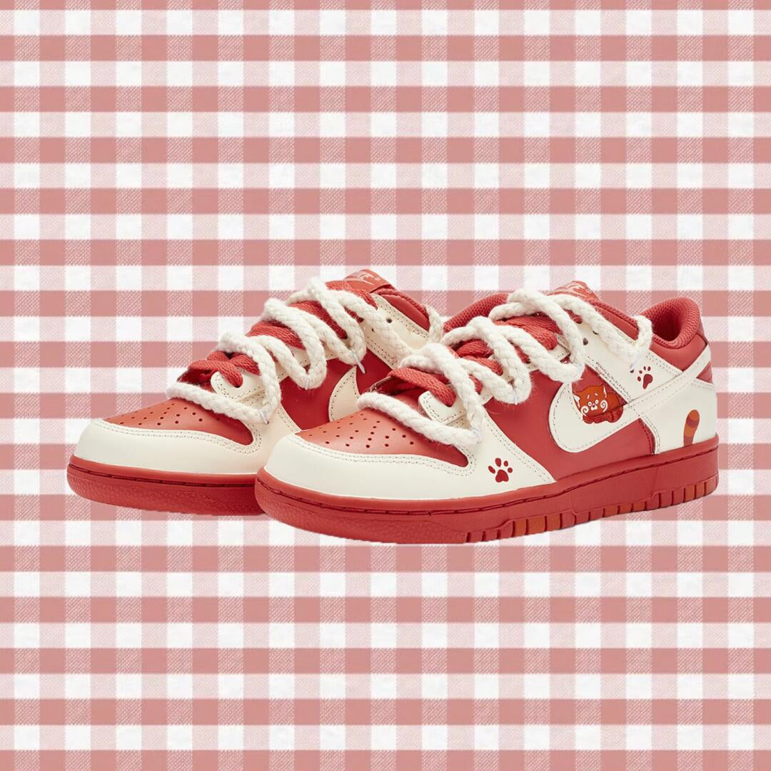 [Custom Cherry Raccoon] Dunk Skateboarding Shoes Women