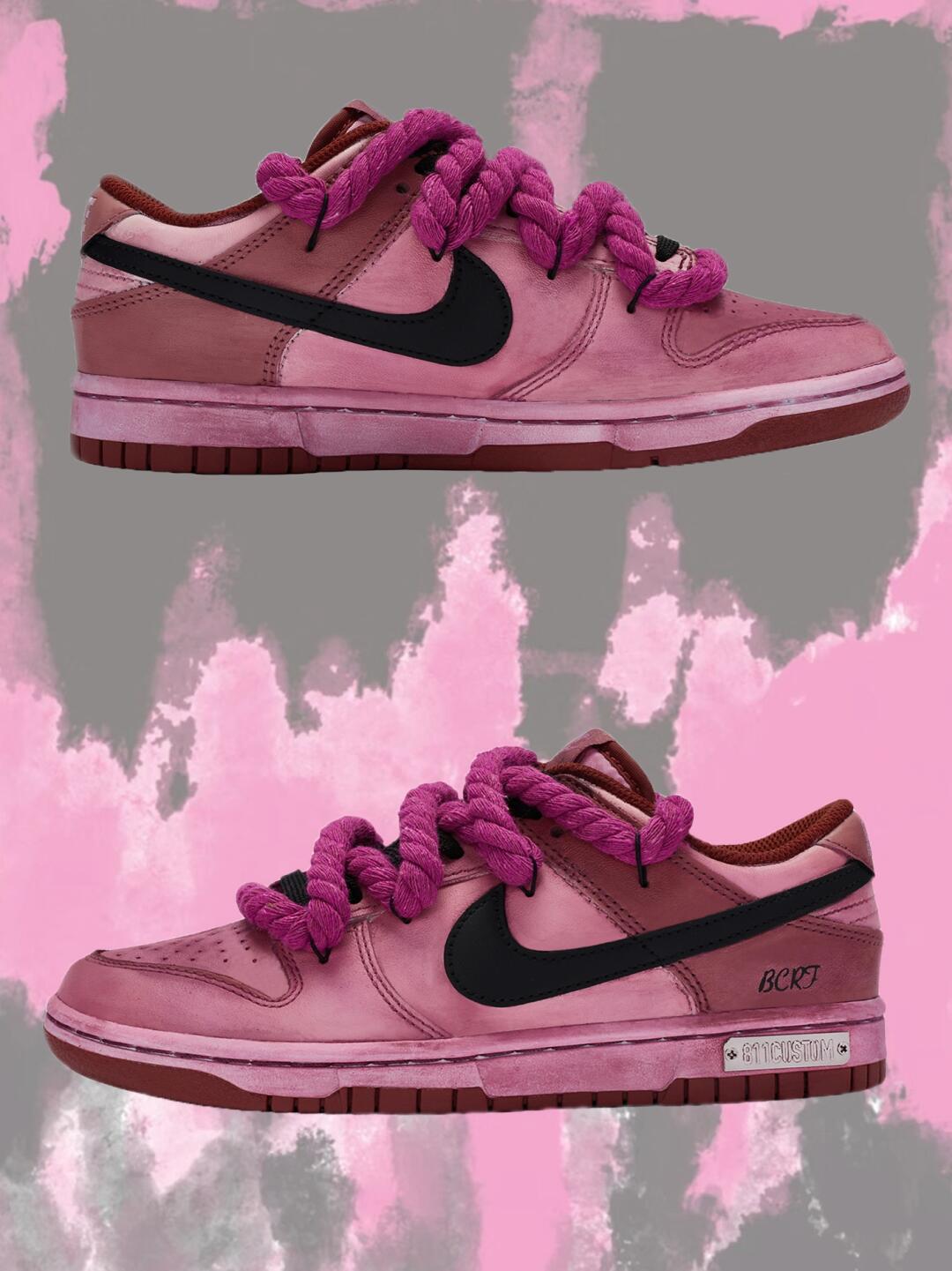 [Custom Sugar Crash] Dunk Low Skateboard Shoes Unisex