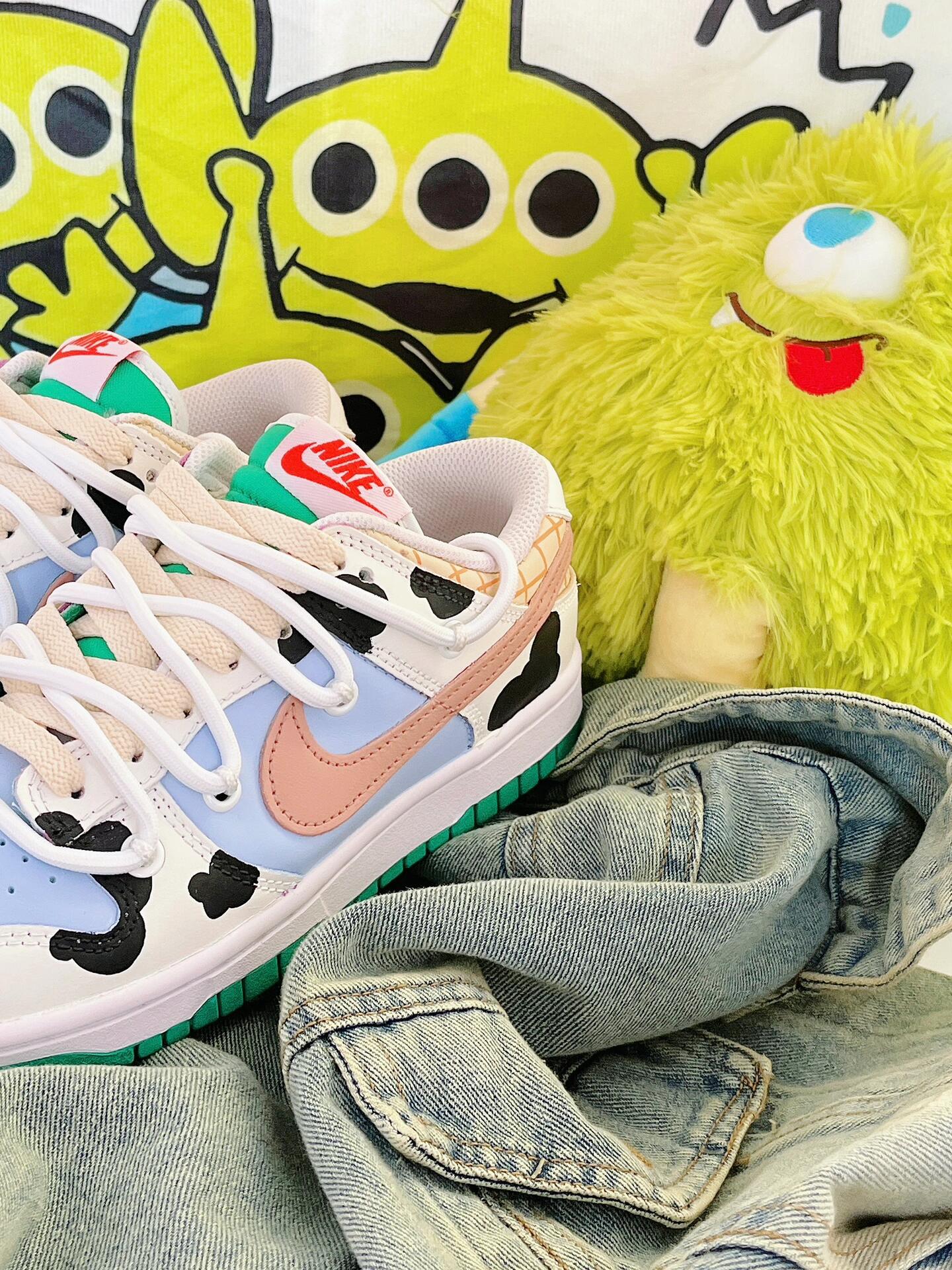 [Custom Toy Story Woody Coloration]  Dunk Skateboarding Shoes Unisex