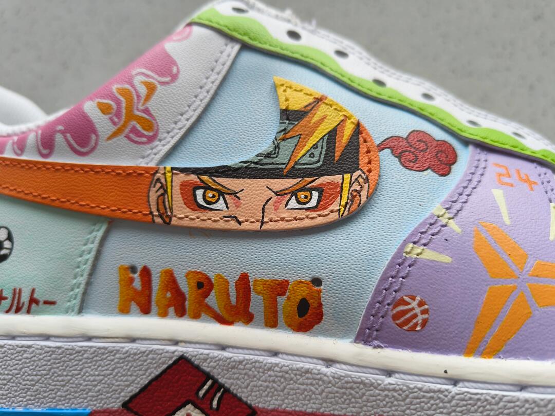 [Custom Naruto] Air Force 1 Skateboard Shoes Unisex