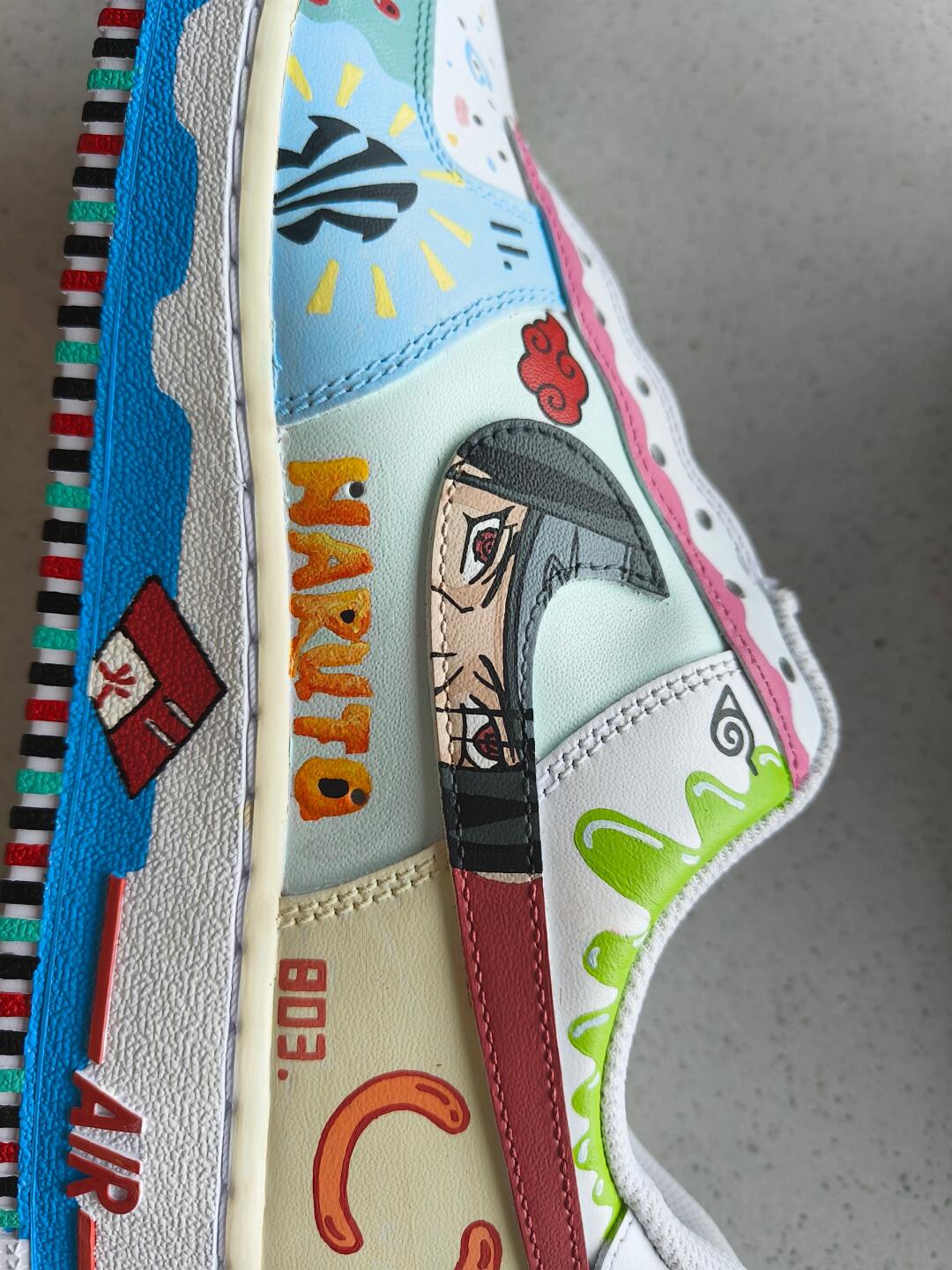 [Custom Naruto] Air Force 1 Skateboard Shoes Unisex