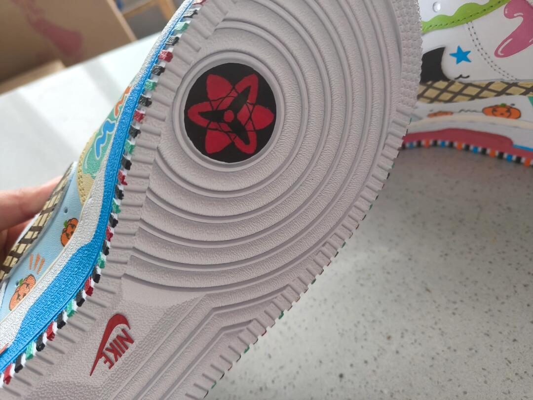 [Custom Naruto] Air Force 1 Skateboard Shoes Unisex