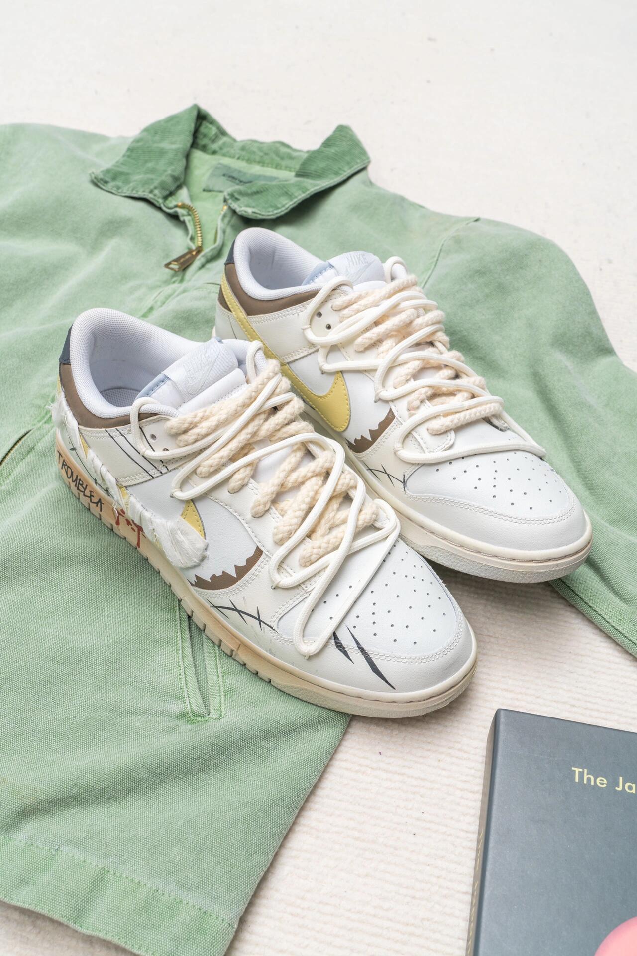 [Custom The Mummy of Halloween]  Dunk Skateboarding Shoes Men