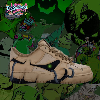 [Custom Hand-painted - Oogie Boogie] Air Force 1 Skateboarding Shoes Unisex