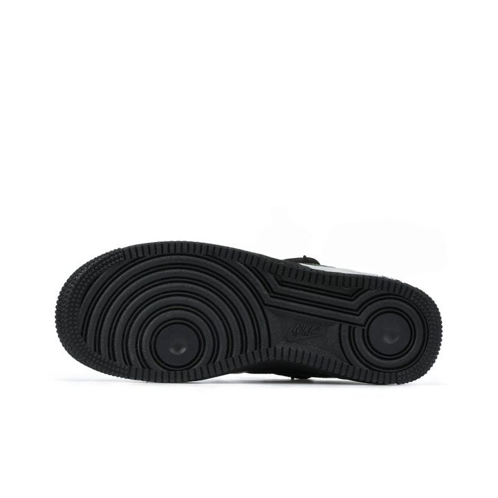 [Custom Love and peace] Air Force 1 Skateboarding Shoes Unisex Gray/Black