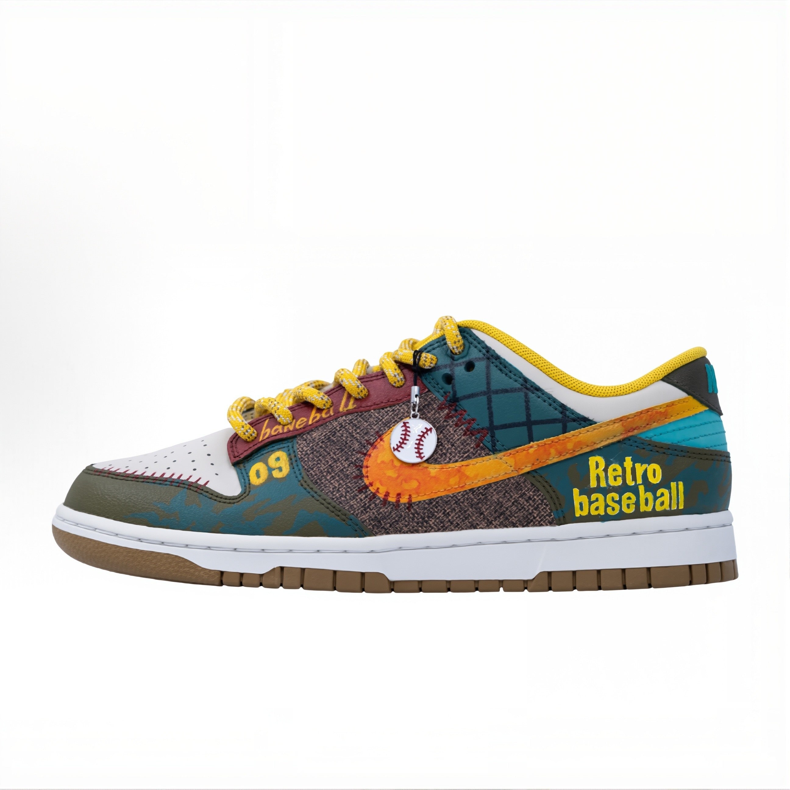 [Custom Retro Baseball/With pendant] Dunk Low Skateboard Shoes Unisex