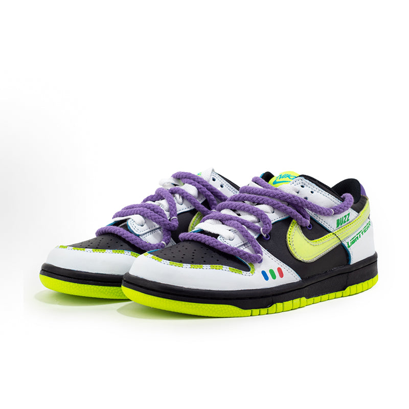 [Custom Buzz Lightyear] Dunk Skateboard Shoes For Children Unisex