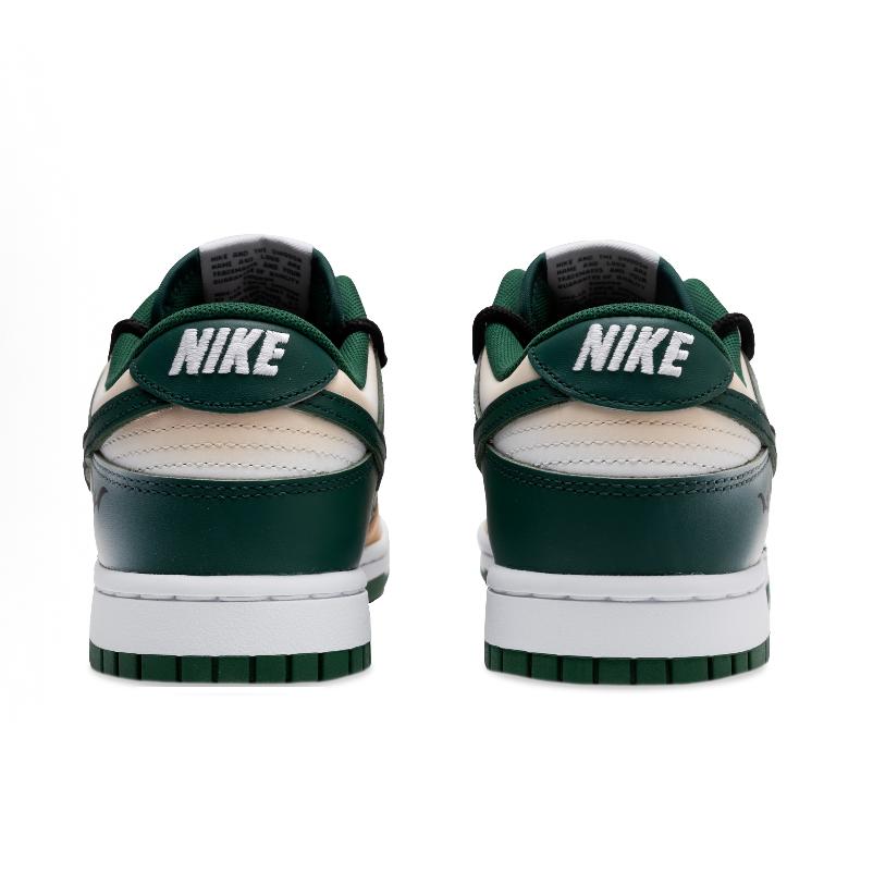 [Custom Halloween Midnight] Dunk Skateboarding Shoes Unisex Low-top Green/Orange