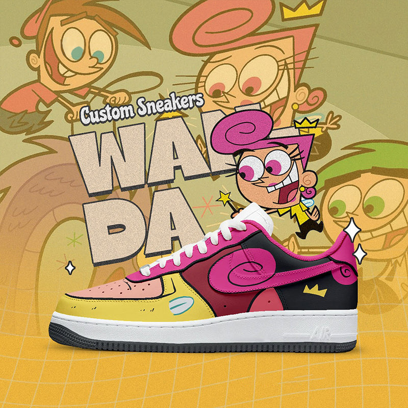 [Customized The Fairly OddParents - Character Shoes] Air Force 1 Shoes Unisex Hand Painted