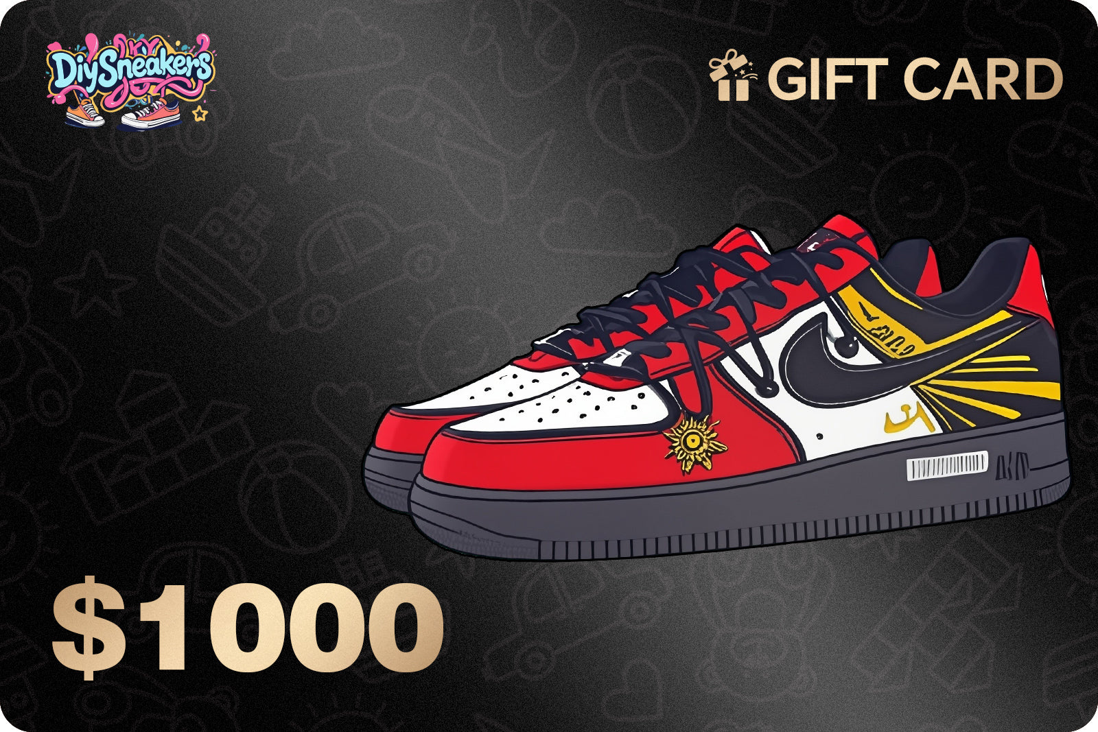 [Pandaufo Gift Card] Personalized Shoe Gift Card