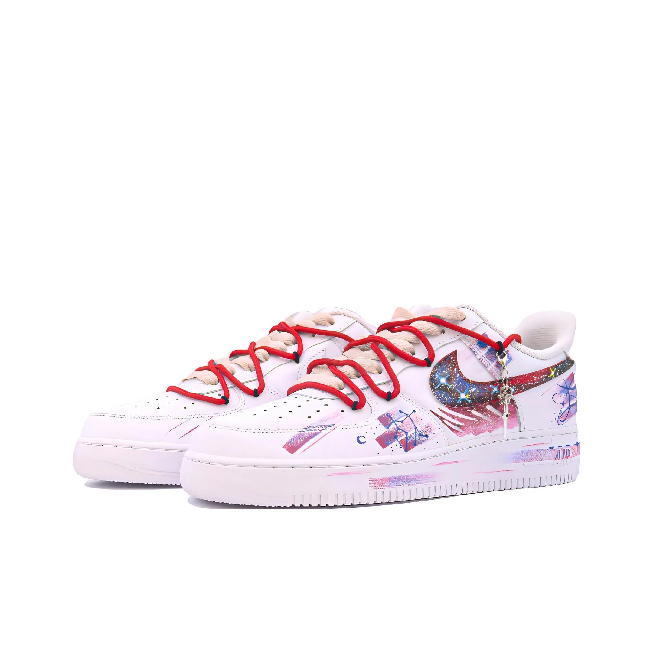 [Customized The Twelve Zodiac Signs: Gemini - Fashionable Starry Sky] Air Force 1 Shoes Unisex