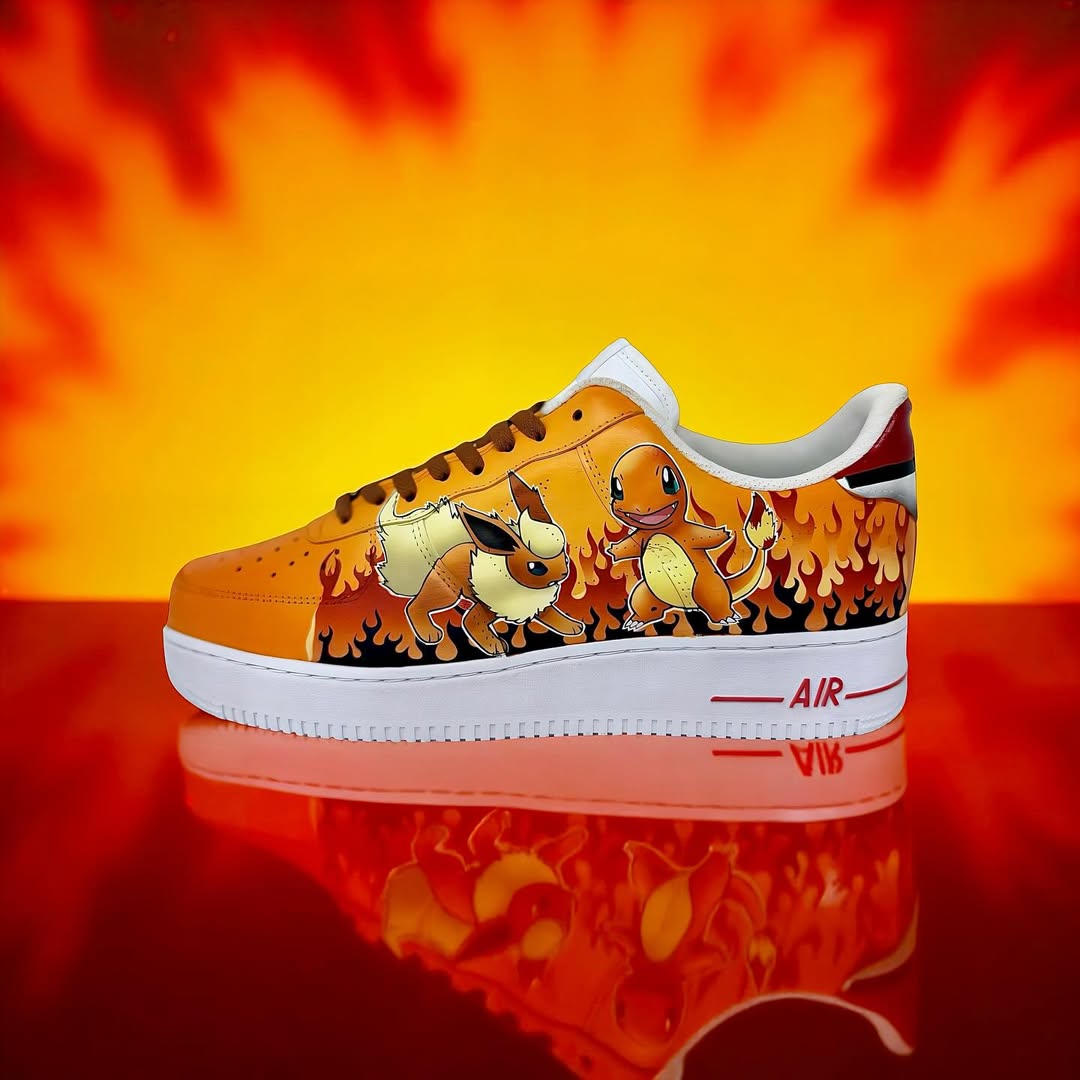 [Custom Pokémon] Air Force 1 Skateboarding Shoes Unisex