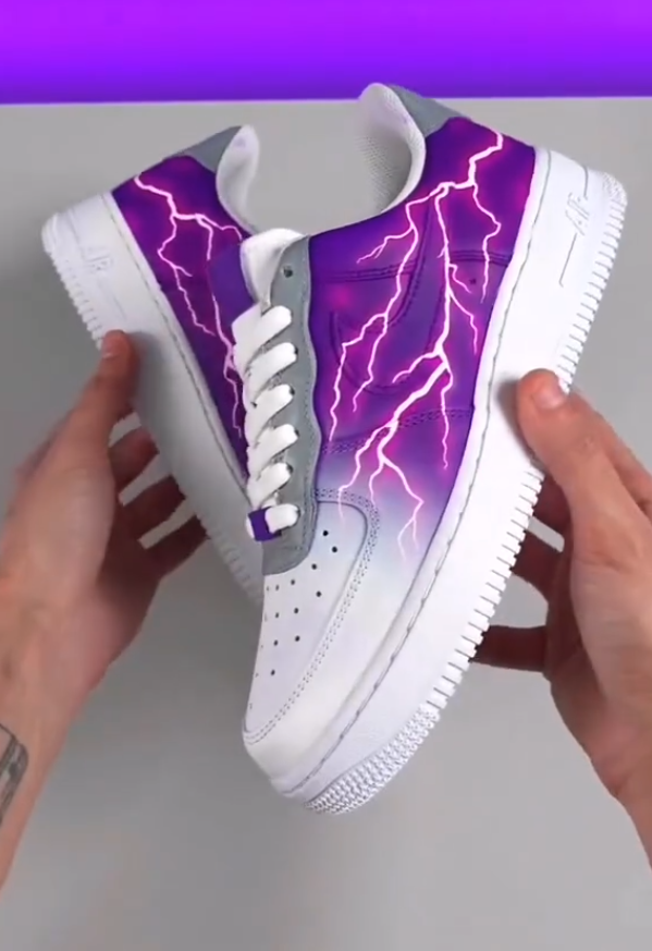 [Custom Lightinng] Air Force 1 Skateboarding Shoes Unisex