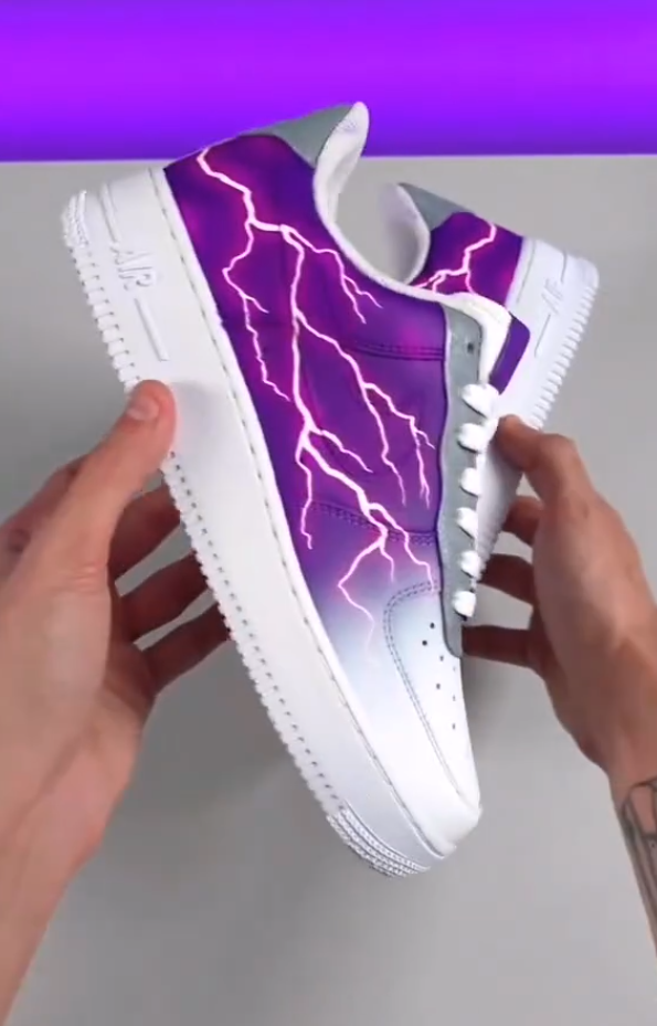 [Custom Lightinng] Air Force 1 Skateboarding Shoes Unisex