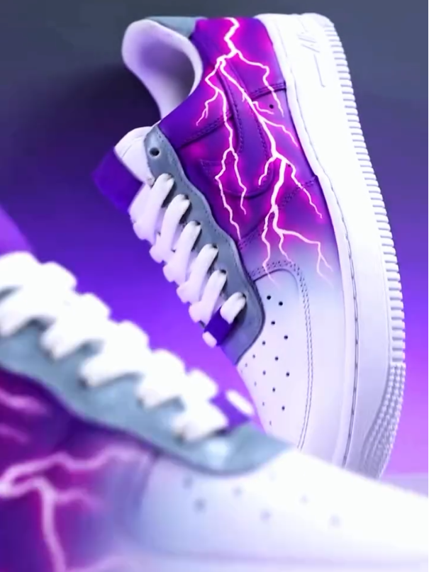 [Custom Lightinng] Air Force 1 Skateboarding Shoes Unisex