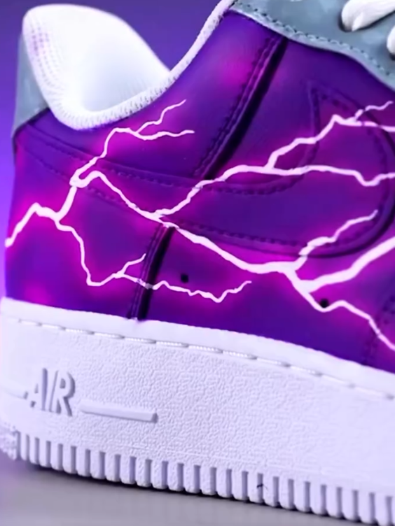 [Custom Lightinng] Air Force 1 Skateboarding Shoes Unisex