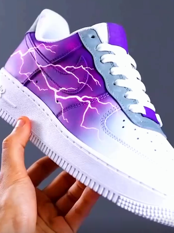 [Custom Lightinng] Air Force 1 Skateboarding Shoes Unisex